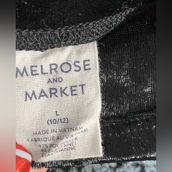Melrose and Market black bell bottom pants EUC - Picture 2 of 6